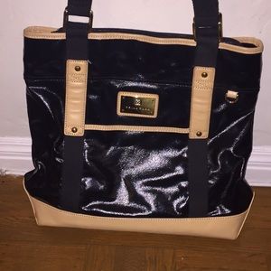 Trina Turk Black and Tan purse